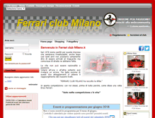 Tablet Screenshot of ferrariclubmilano.it
